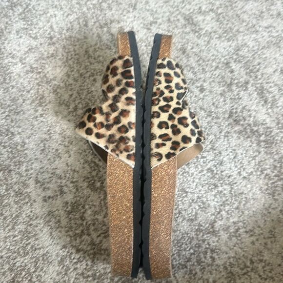 Biostep two-buckle sandals with a leopard print design 9.5 - Picture 5 of 6